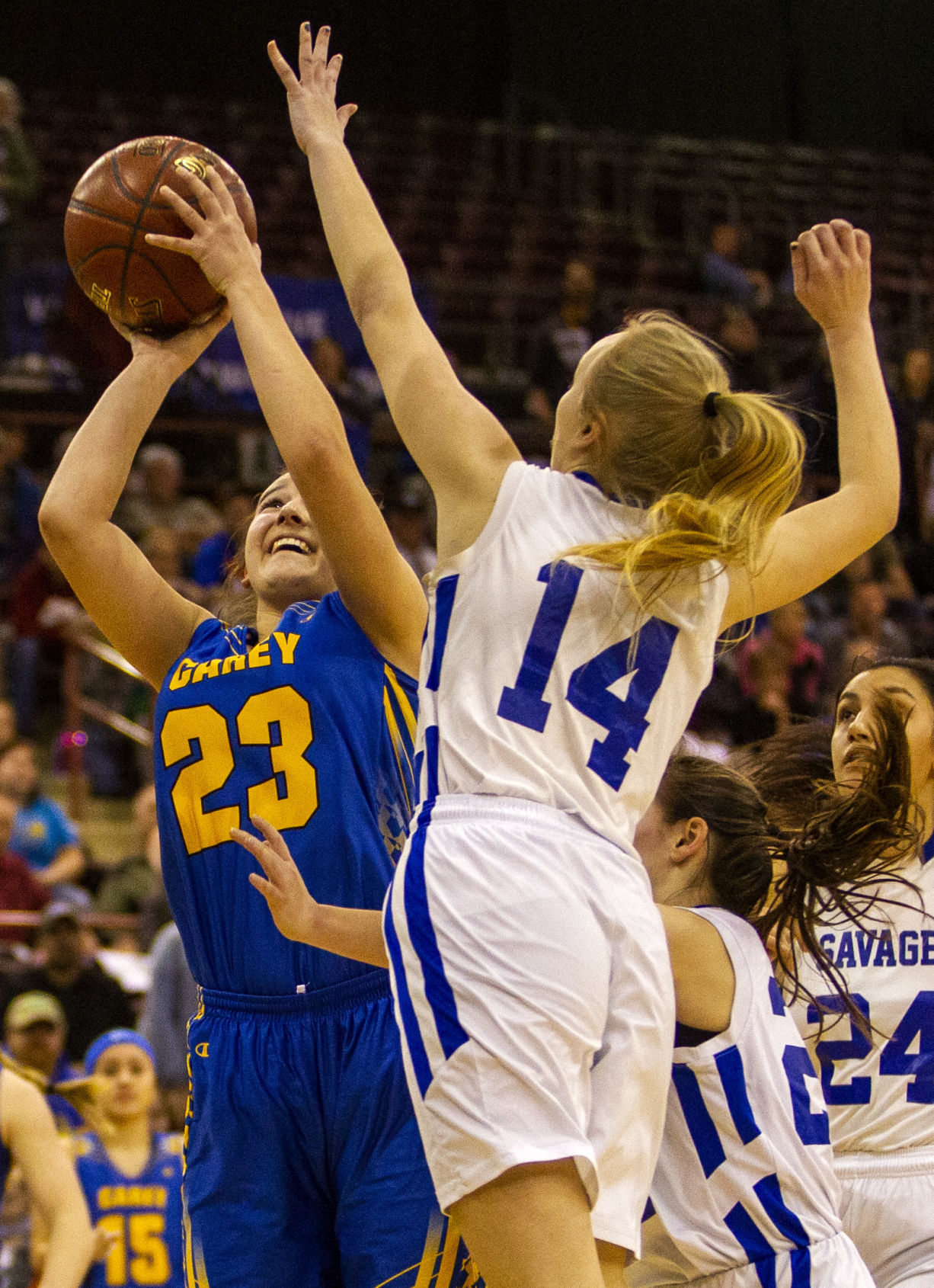 Carey vs Salmon River girls championship